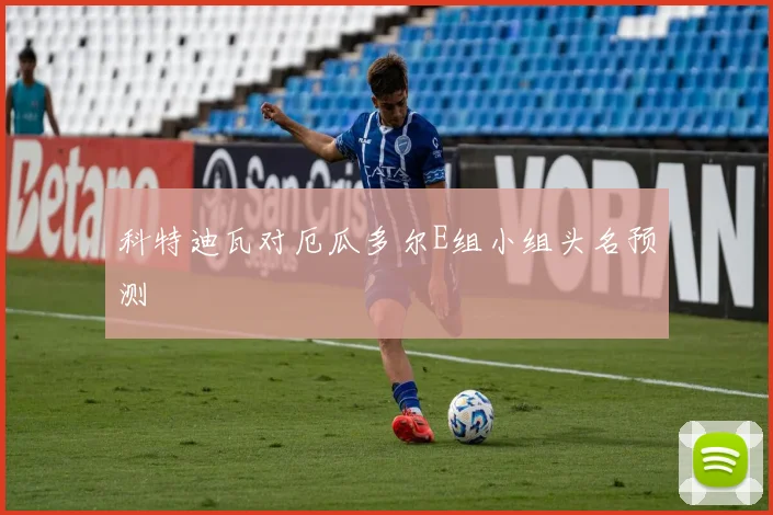 科特迪瓦对厄瓜多尔E组小组头名预测